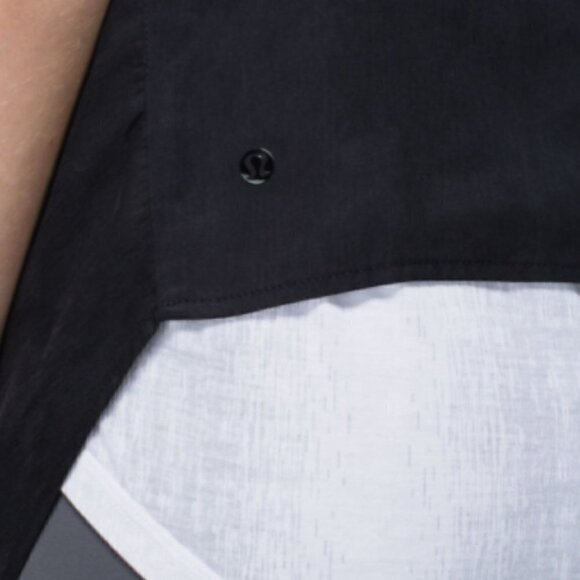 Lululemon Silky Longline Drape Vest Black 4 NWOT - Picture 7 of 13